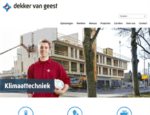 Tablet Screenshot of dekkervangeest.nl